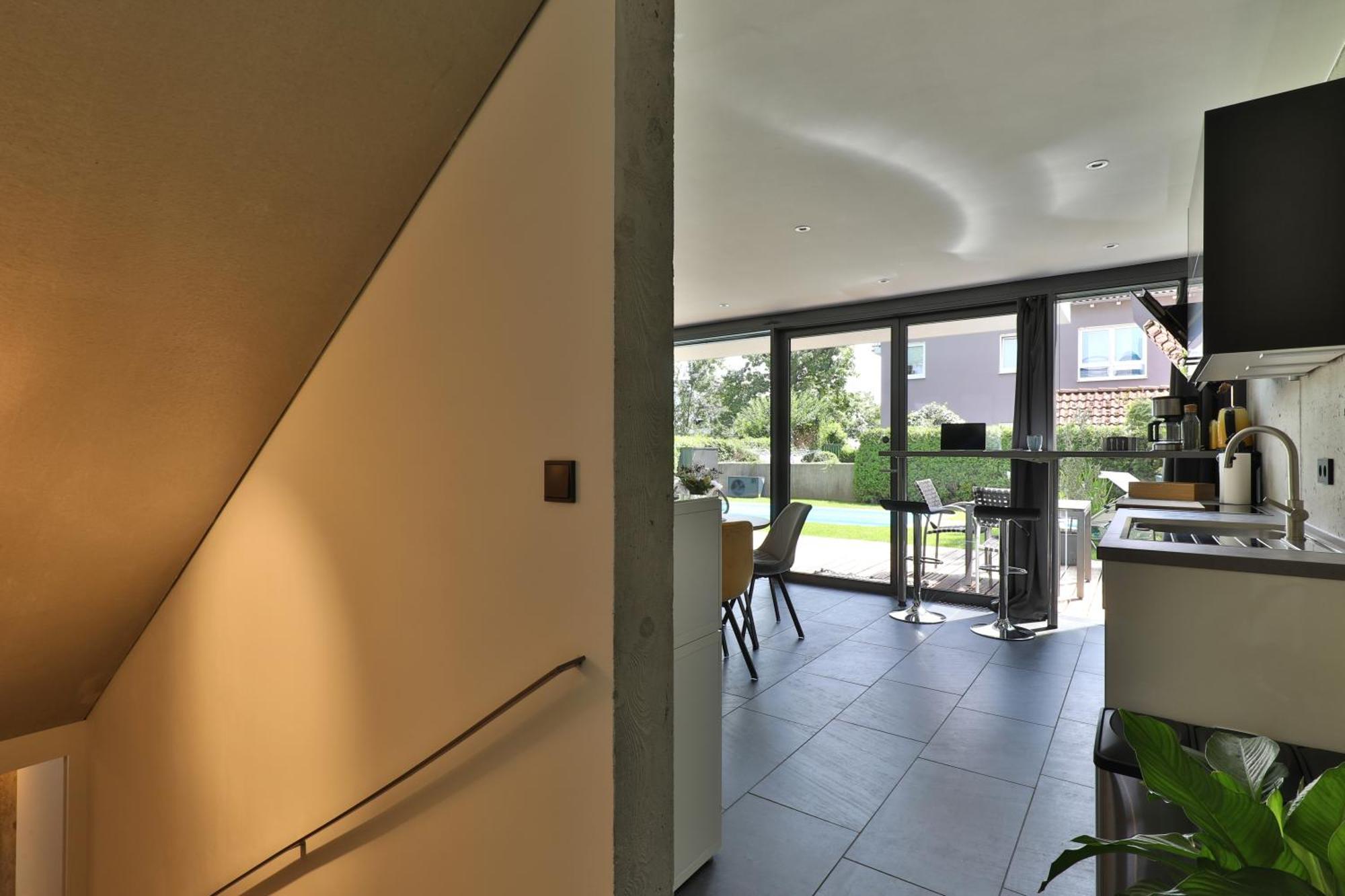 Modernes Studio-Apartment Gersthofen Exterior foto